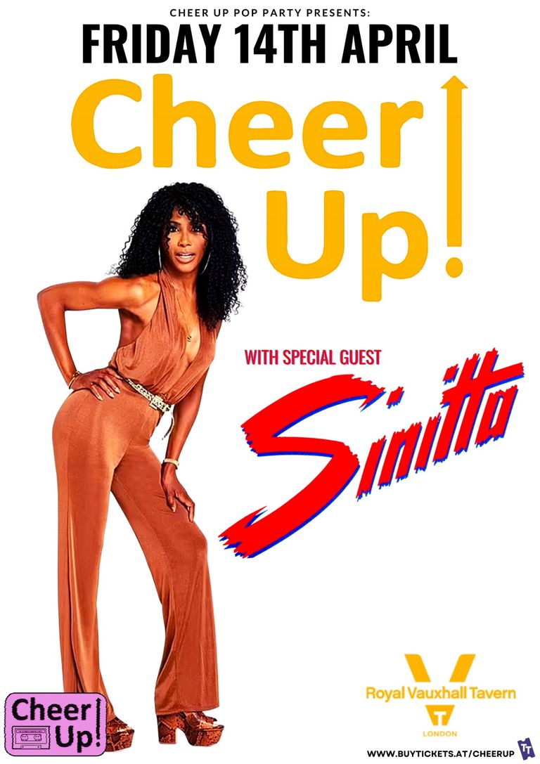 Cheer Up presents Sinitta Roadshow "Birthday Party", New Foresters Nottingham, Saturday 23rd October 2021 featuring Sinitta